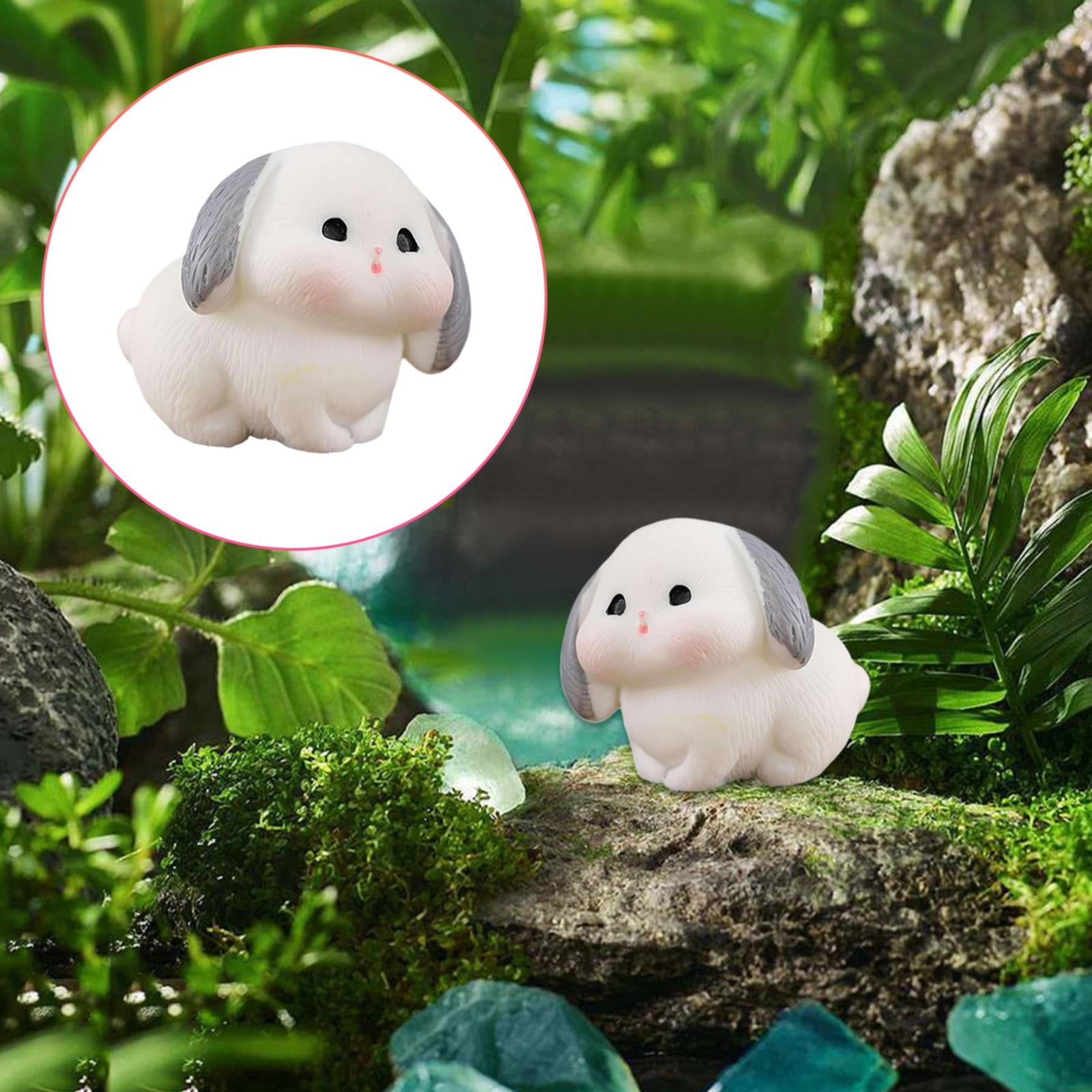 💥 Off Promotions! Jxximdong Desk Ornaments Mini Rabbit Miniauter Resin ...