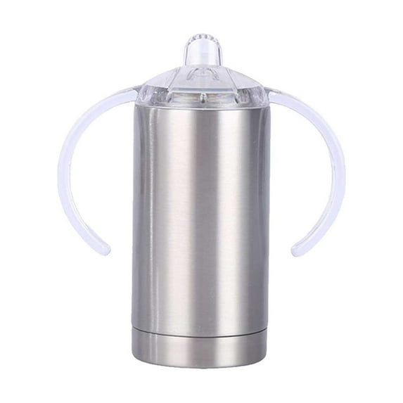 Off Promotions! Nomeni Kitchen Cup Stainless Steel Straw Cup Car Thermos Bottle, 1X Cup Clearance Sale Silver