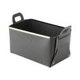 thumbnail image 1 of Off Promotions! Nomeni Storage Box Desktop Leather Storage Box Foldable Organizing Basket with Handle F, 1X Storage Box Clearance Sale, 1 of 8