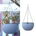 Off Promotions! Small Size Rattan Hanging Plastic Pot European