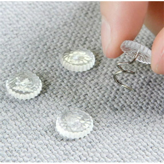 Off Promotions! Ynlkorvg Securing Clip 50Pcs Fixed Pins, Button Pins, Twist Pins, Sofa Cover, Armrest Cover, Fixer Pins, Tools Clearance Sale Clear