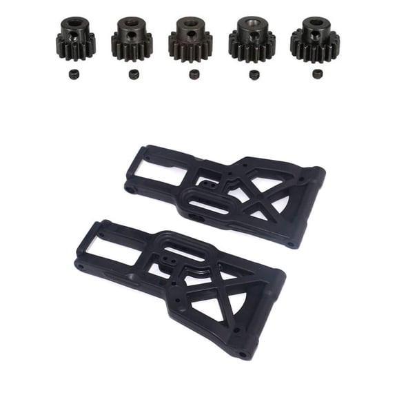 Off-Road 1/8 Scale Rc Repair Kit With 2 Front Lower Arms and 5 Pinion Gears (13T17T), No Electronics