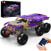 Off-Road ATV Building Blocks Set, APP & Remote Control Monster Truck Model Kit, STEM Engineering Climbing Racing Car Toy, Collectible Gift for Adult 2014+ Psc