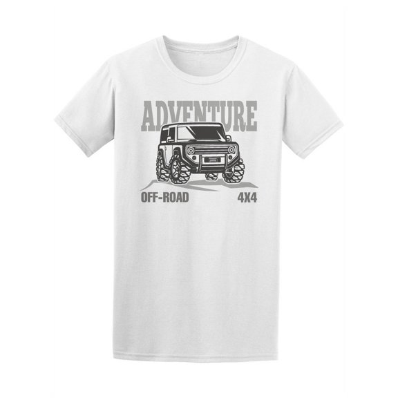 Off Road Adventure Car T-Shirt Men -Image by Shutterstock, Male 3X-Large