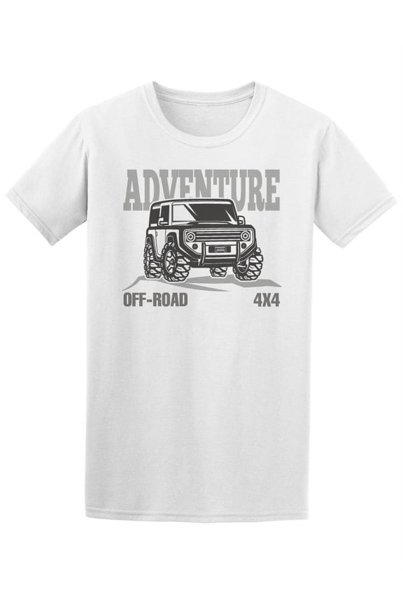 Off Road Adventure Car T-Shirt Men -Image by Shutterstock, Male Large