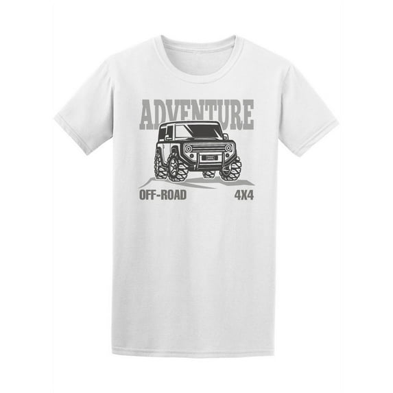 Off Road Adventure Car T-Shirt Men -Image by Shutterstock, Male Medium