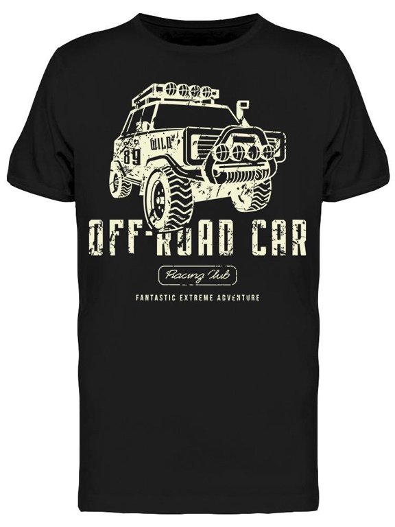 Off-Road Car, Sticker T-Shirt Men -Image by Shutterstock, Male Medium