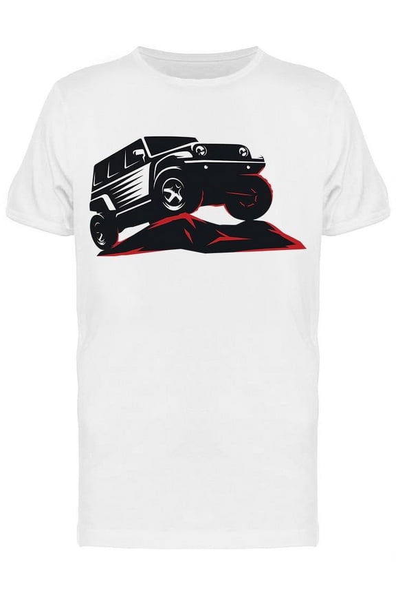 Off-Road Car T-Shirt Men -Image by Shutterstock, Male Small