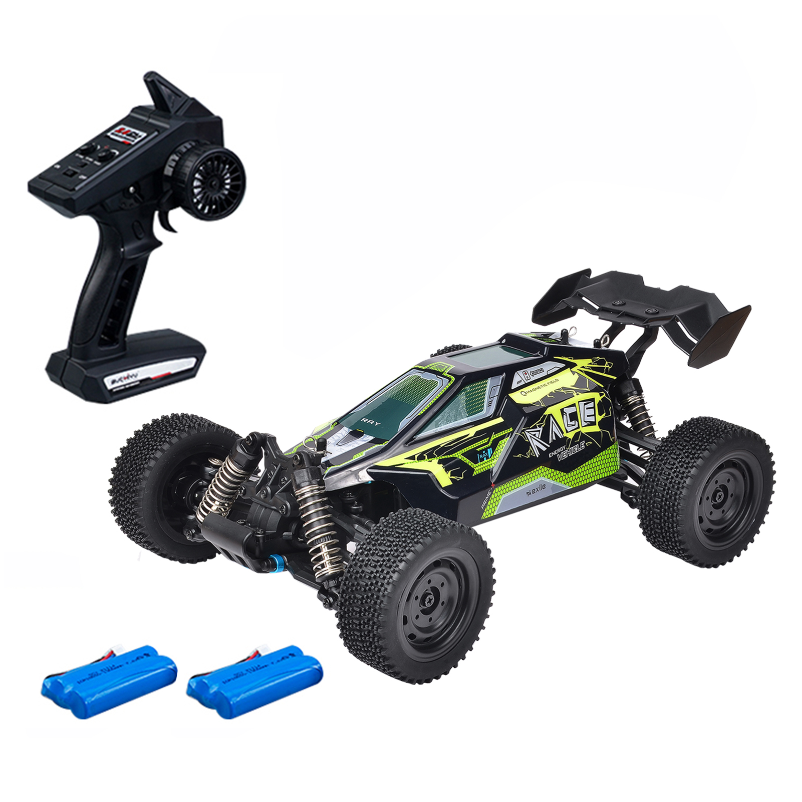 Off-Road Car  Truck  Car High Speed 35kmh 116 2.4GHz Racing Car 4WD  for Boys with 2 Battery - image 1 of 7