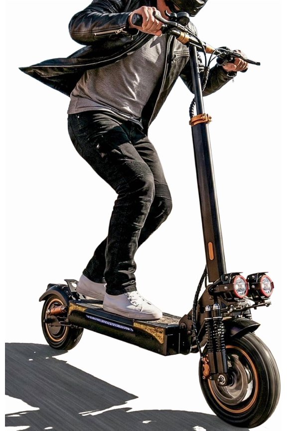 Off Road Electric Scooter Adults, 1200W Motor 31-Mile Range, 31 MPH, 11" All-Terrain Tires & Dual Suspension, disc Brakes