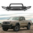 thumbnail image 1 of Off-Road Front Bumper For 2016-2023 Toyota Tacoma W/ 2*D-Rings Black Steel, 1 of 3