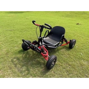 Off Road Go Kart Powerful Two-Stroke Gasoline Engine Kart for Adventure and All-Terrain Fun (Red)