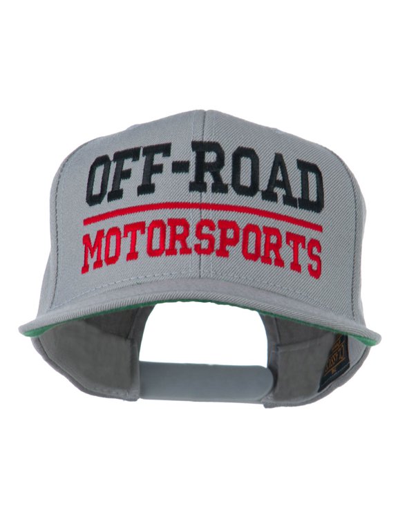 Off Road Motorsports Embroidered Snapback Cap - Silver OSFM
