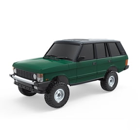 Off-Road RC Car, 1/18 Scale 2.4G 3CH 4WD RC Crawler Car with Flip-up Headlights, RTR Hobby Grade Collectible Model Gift for Adults & Hobbyists