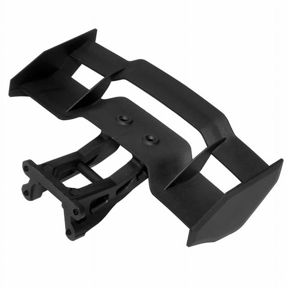 Off-Road Racing Tail Wing Replacement 1 Set Black Plastic for 1/12 901/901A RC Car Repair Upgrade HBX