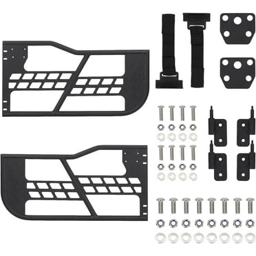 Off-Road Saf ari Tub ular Doors Compatible with Jeep Wrangler TJ 1997-2006 - Set of 2 Fat Tube Half Doors for Adventure