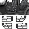 thumbnail image 1 of Off-Road Safari Tubular Doors Compatible with 2018-2025 Wrangler JL 4 Door - Set of 4 Fat Tube Half Doors for Adventure(no mirrors), 1 of 5