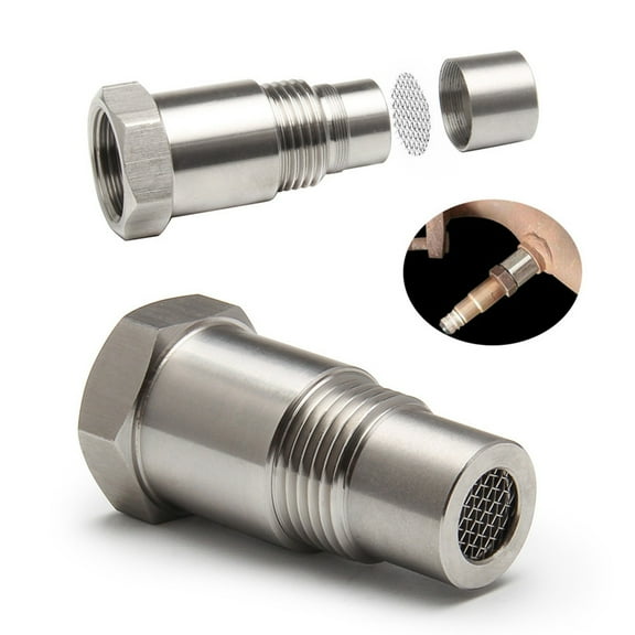 Off-Road Sensor Filter - M18*1.5, Prevents P0420/P0430, SS304 Construction(T134)