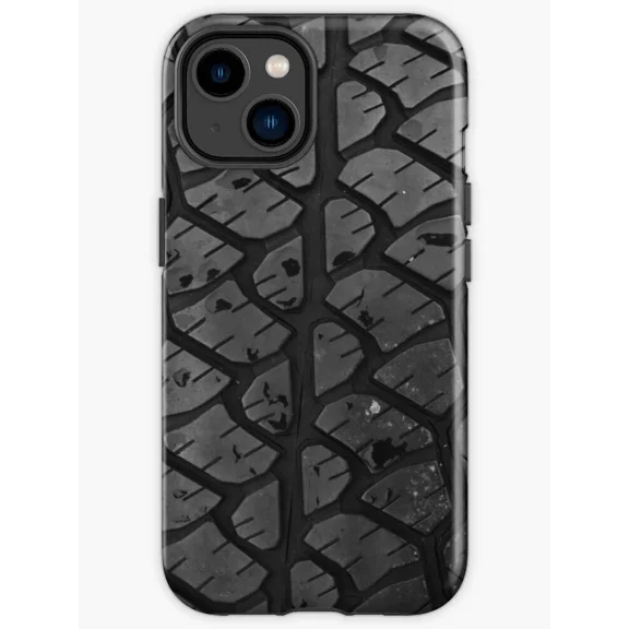 Off-Road Tire Tread Pattern Graphic Case for iPhone 17 to 11 Pro Max