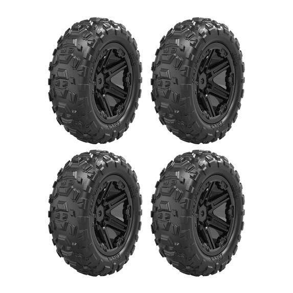 AUOSHI 1:14 RC Car Off-Road Tires, High-Traction Replacement Tires for HS Series