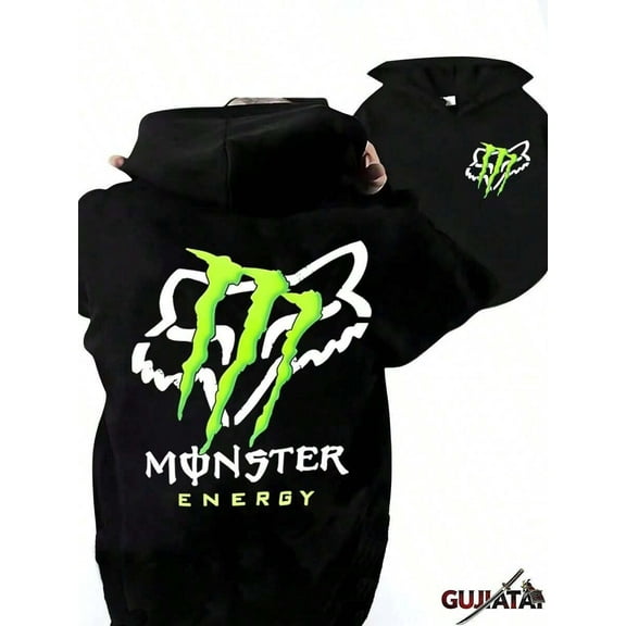 Off-Road Vehicle Motorcycle Cross-Country Race Fox Racing Monster Energy Ink Green Off-Road Vehicle Washed T-Shirt Off-Road Vehicle Clothing Male And Female Boys And Girls Scars Unisex LORA Archers.