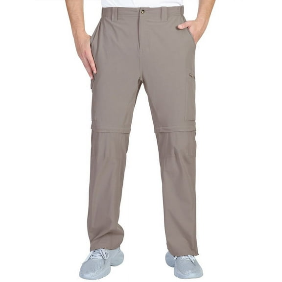Off Road Ventures Mens Convertible Hiking Pants Quick Dry Lightweight Stretch Zip Off Cargo Fishing Pants for Outdoor Travel