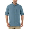 thumbnail image 1 of Off Road Ventures Men's Fishing Long Sleeve Shirts Safari UPF 50+ UV Protection Quick Dry Cooling Breathable Shirt for Hiking Travel Camping, 1 of 8