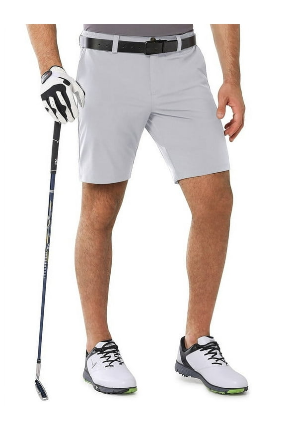 Men Golf Shorts Quick Dry Fit Lightweight Stretch 9" Inseam Work Hiking Shorts