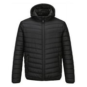 OFF ROAD VENTURES Men's Lightweight Packable Puffer Jacket Hooded Water-Resistant Insulated Winter Quilted Coat for Ski Travel