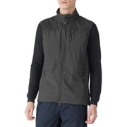 Off Road Ventures Mens Fleece Softshell Vest Lightweight Sleeveless Casual Outerwear Vest Sleeveless Jacket with pockets for Outdoor Travel