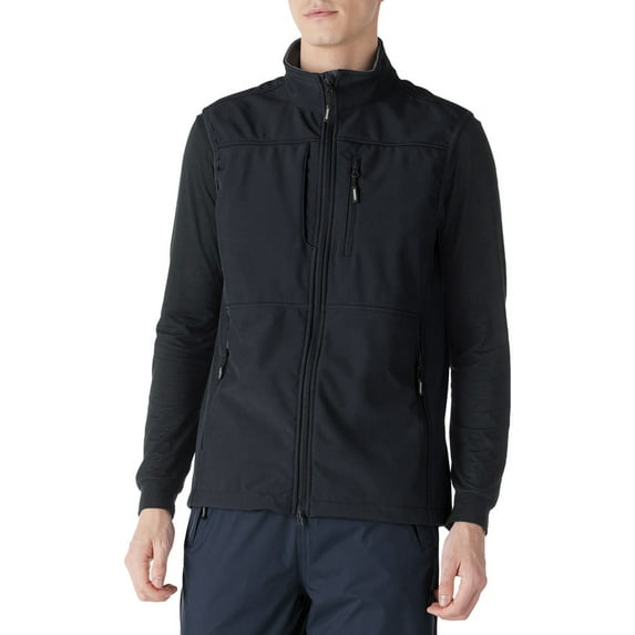 Off Road Ventures Mens Fleece Softshell Vest Lightweight Sleeveless Casual Outerwear Vest Sleeveless Jacket with pockets for Outdoor Travel