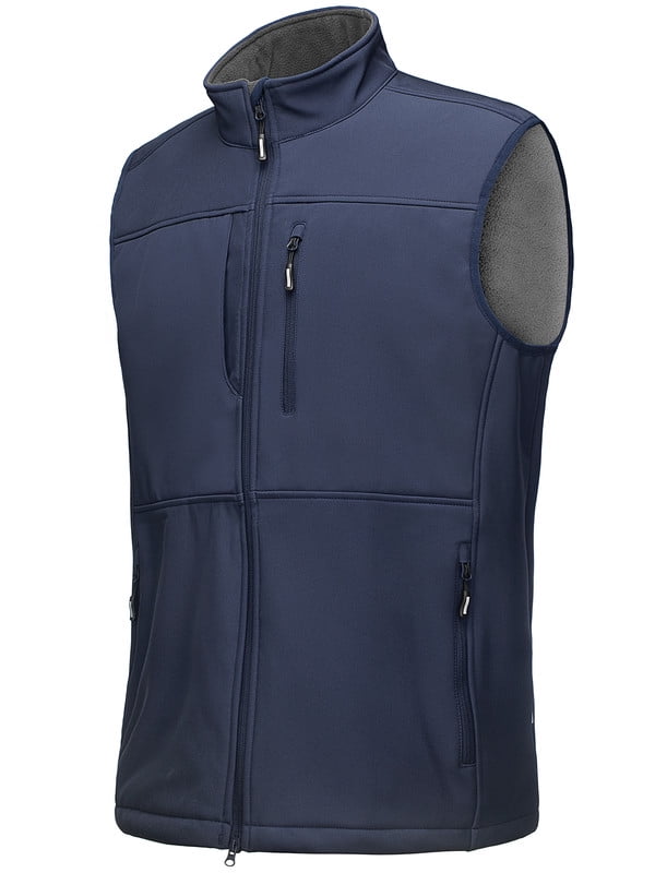 Off Road Ventures Mens Fleece Softshell Vest Lightweight Sleeveless ...