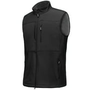 Off Road Ventures Mens Fleece Softshell Vest Lightweight Sleeveless Casual Outerwear Vest Sleeveless Jacket with pockets for Outdoor Travel