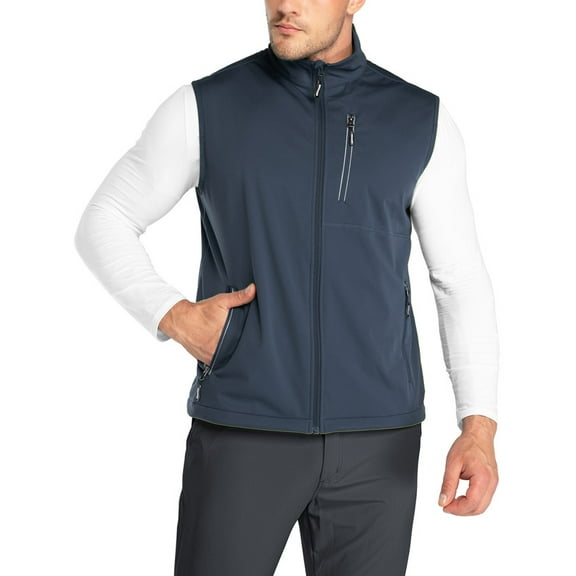 Off Road Ventures Mens Golf Vest Lightweight Waterproof Sleeveless Softshell Running Vest for Outerwear Fishing