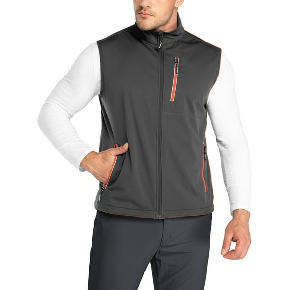 Off Road Ventures Mens Golf Vest Lightweight Waterproof Sleeveless Softshell Running Vest for Outerwear Fishing