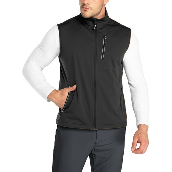 Off Road Ventures Mens Golf Vest Lightweight Waterproof Sleeveless Softshell Running Vest for Outerwear Fishing