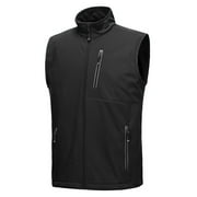 Off Road Ventures Men's Lightweight Vest Windproof Softshell Outerwear Waterproof Cycling Sleeveless Jacket for Golf Hiking Running Outdoor