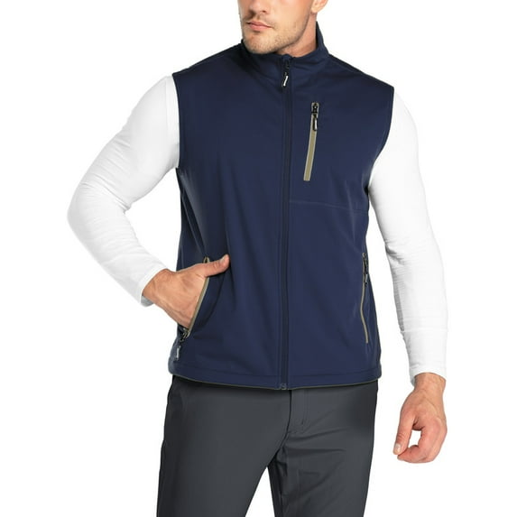 Off Road Ventures Mens Golf Vest Lightweight Waterproof Sleeveless Softshell Running Vest for Outerwear Fishing