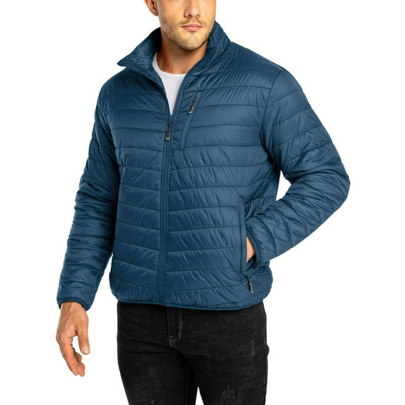 Off Road Ventures Men's Packable Puffer Jacket Lightweight Insulated Warm Snow Ski Coat for Hiking Travel