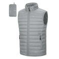 thumbnail image 1 of Off Road Ventures Men's Packable Puffer Vest Lightweight Water-Resistant Sleeveless Down jacket Outerwear with Pockets, 1 of 8