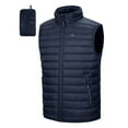 thumbnail image 1 of Off Road Ventures Men's Packable Puffer Vest Lightweight Water-Resistant Sleeveless Down jacket Outerwear with Pockets, 1 of 8