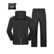 OFF ROAD VENTURES Mens Waterproof Rain Suit Lightweight Packable Breathable Rain Gear for Hiking Golf Outdoor ( Jacket and Pants )
