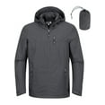 thumbnail image 1 of Off Road Ventures Men's Waterproof Rain Jackets Packable Lightweight Windbreaker Rain Shell Raincoat with Hood, 1 of 7