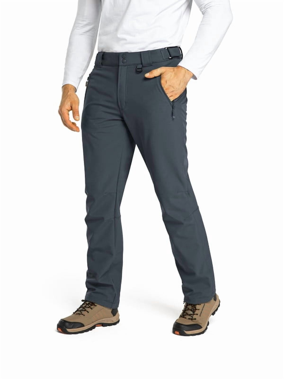 Off Road Ventures Mens Fleece Lined Hiking Pants Softshell Waterproof ...
