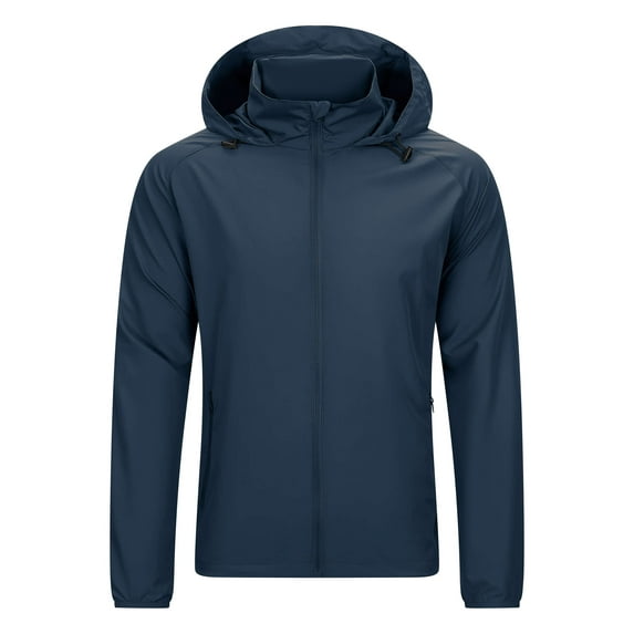 Off Road Ventures Mens Packable Rain Jacket Waterproof Hooded Lightweight Windbreaker Raincoat for Outdoor Golf