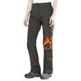 thumbnail image 1 of Off Road Ventures Women's Fleece Lined Hiking Pants Softshell Waterproof Elastic Waist Snow Ski Pants with Zipper Pockets Outdoor, 1 of 6