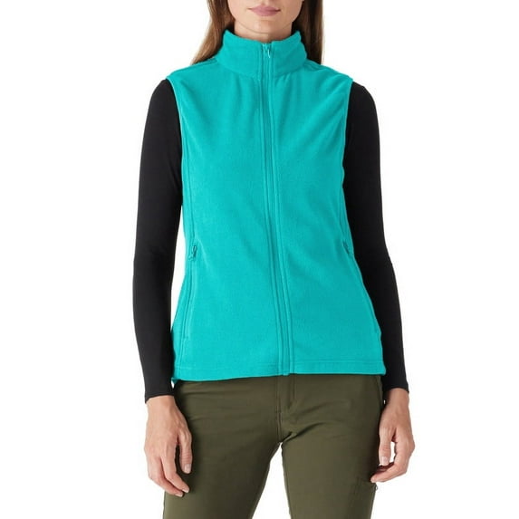 Off Road Ventures Womens Fleece Lined Vests Outerwear Lightweight Sleeveless Running Vest With Zipper Pockets