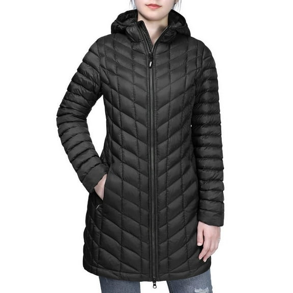 Off Road Ventures Women's Lightweight Puffer Jacket Hooded Water-Resistant Windproof Quilted Puffer Coat Outwear
