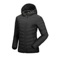 thumbnail image 1 of Off Road Ventures Women's Lightweight Puffer Jacket Packable Waterproof Hooded Winter Quilted Puffer Coat for Traveling Snow Ski, 1 of 8