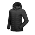 thumbnail image 1 of Off Road Ventures Women's Lightweight Puffer Jacket Packable Waterproof Hooded Winter Quilted Puffer Coat for Traveling Snow Ski, 1 of 8